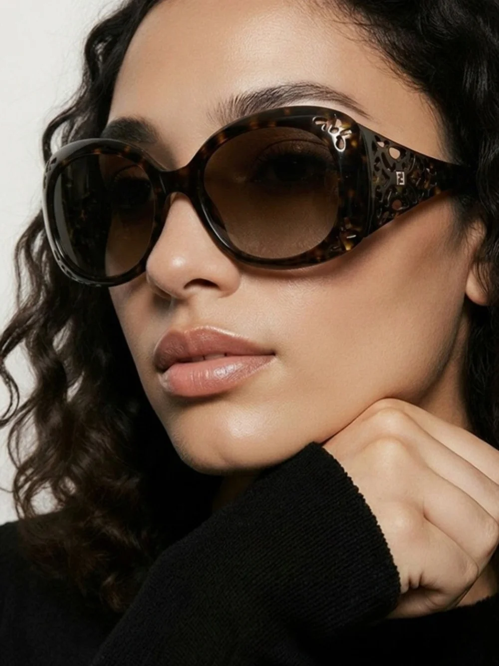 Fendi Oversized Tortoiseshell Sunglasses - Brown Gradient